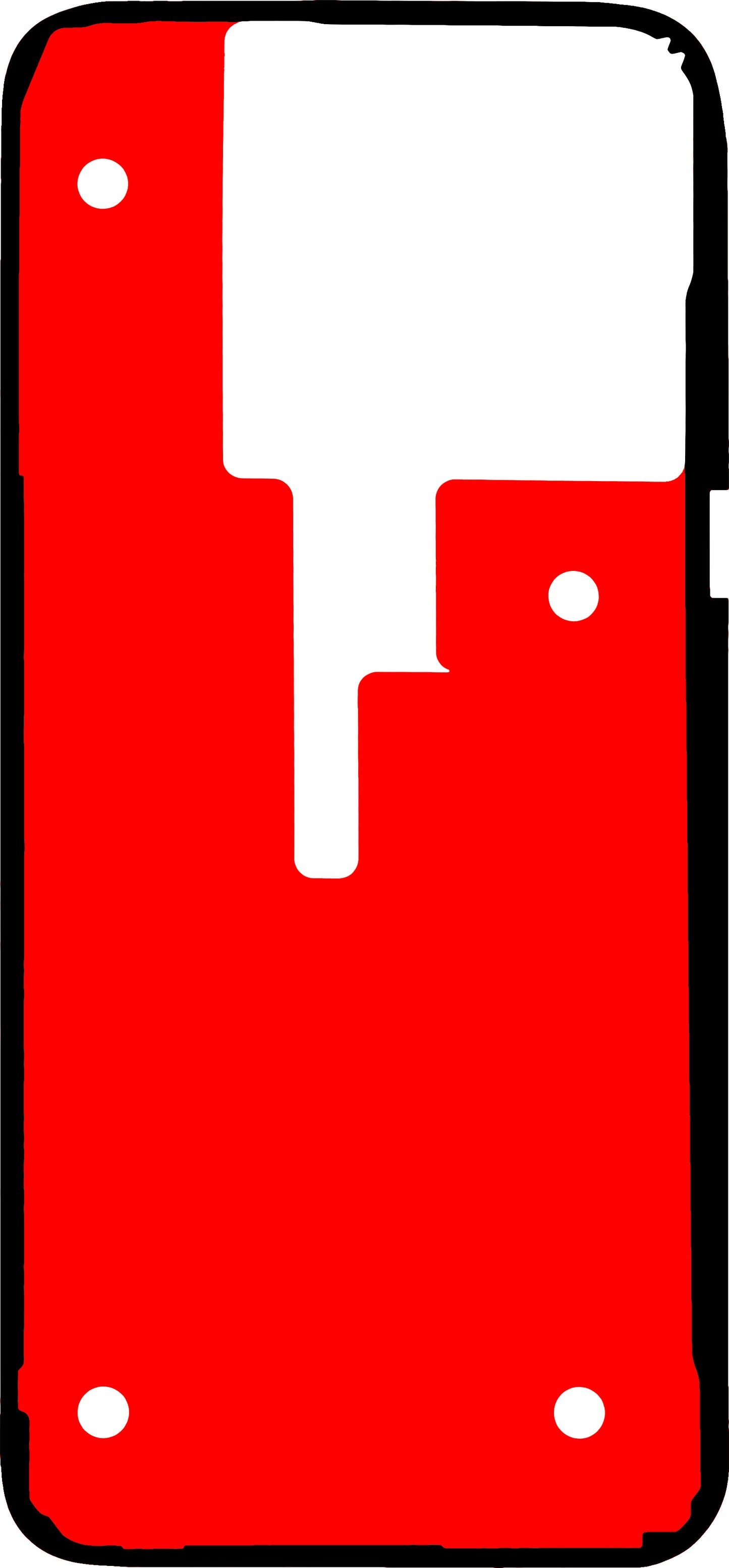 Klæbemiddel til batteridæksel Motorola Edge 70 Fusion, Servicepakke 5D78C32140