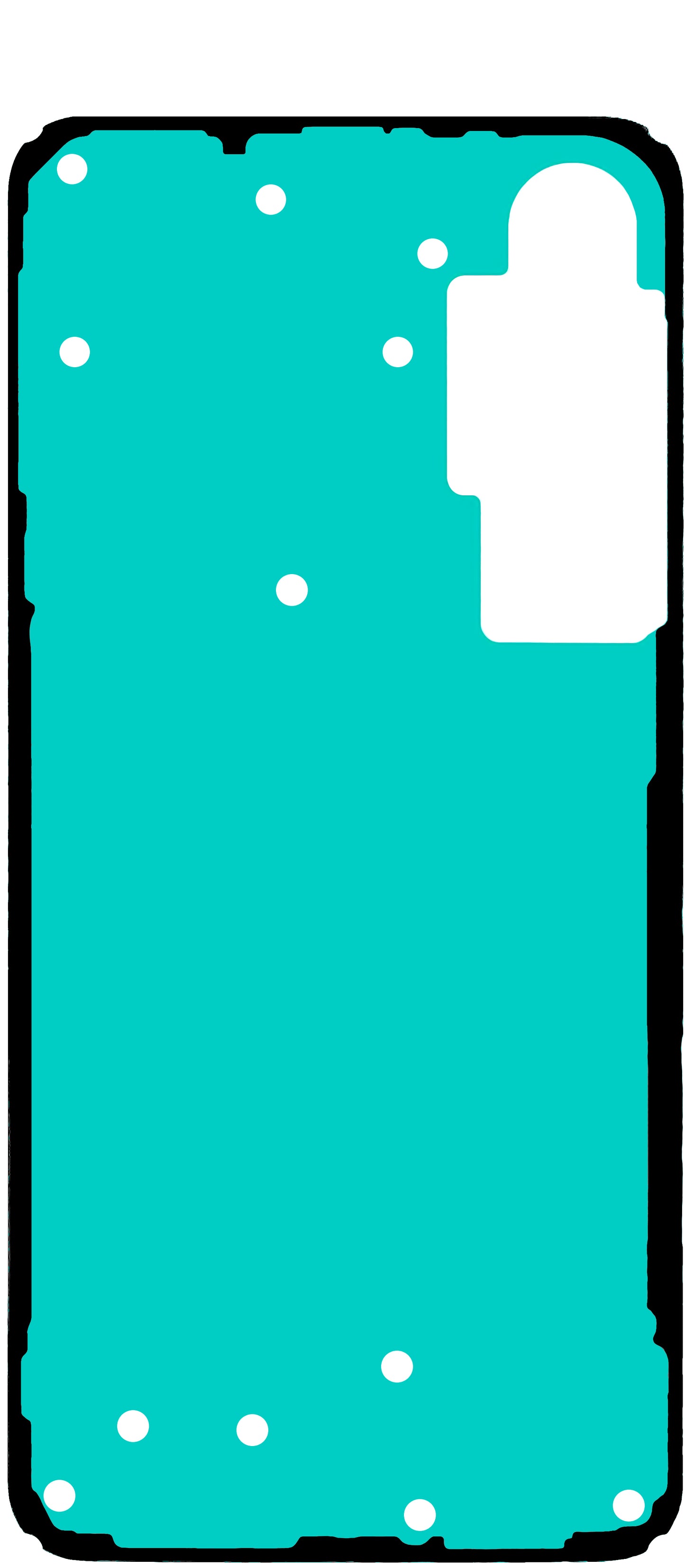 Klæbemiddel til batteridæksel Samsung Galaxy S24 FE S721, Servicepakke GH81-26418A