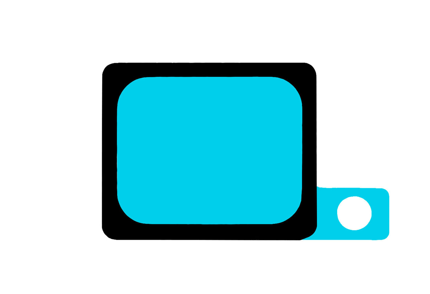 Klæbemiddel til Honor X7d 5G / 400 Smart 5G, Servicepakke 9707ACAT