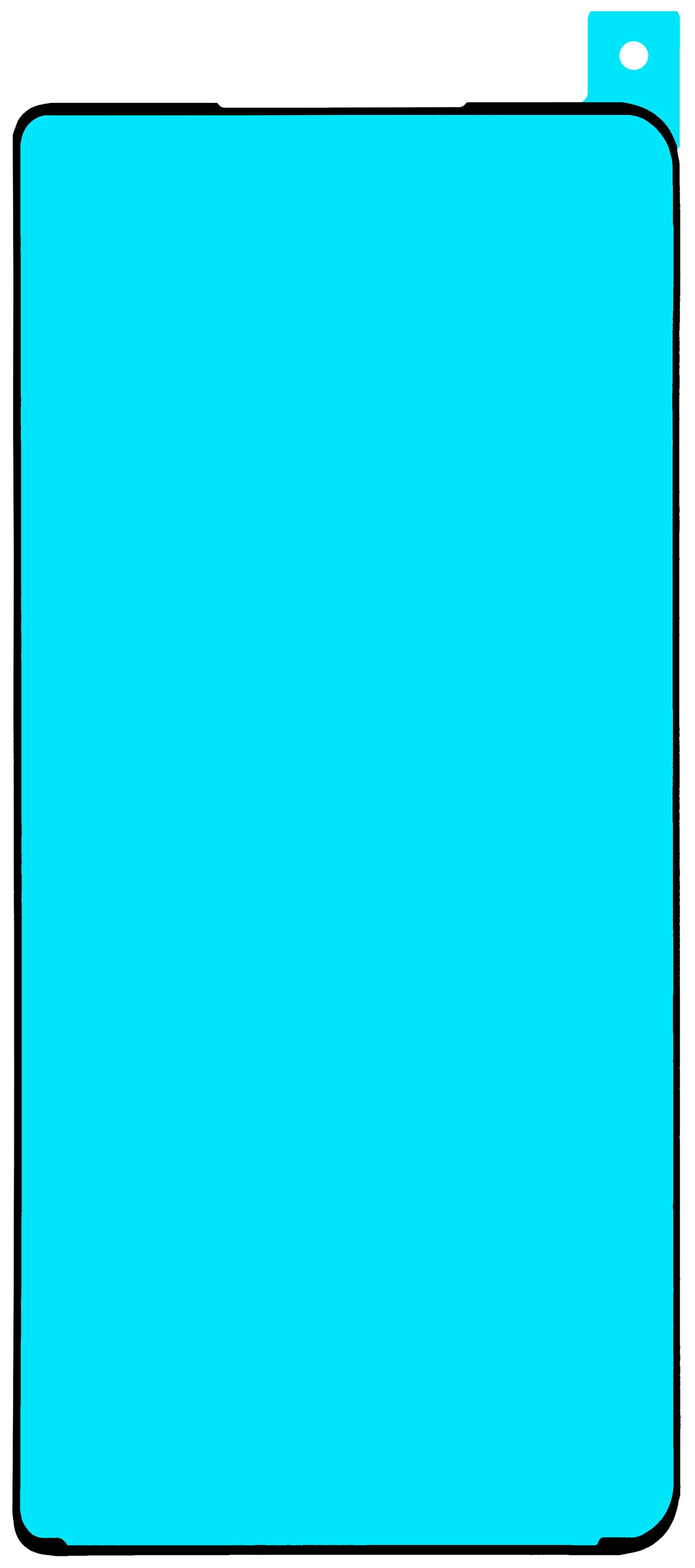 Sekundært Displaylim til Honor Magic V5, Sub Outer, Servicepakke 5163AFRE