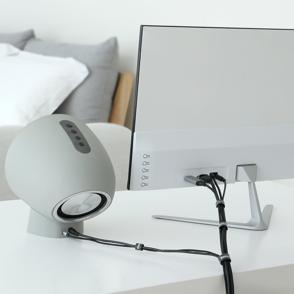 Baseus Circle Kabelorganisator, Velcro, 3m, Sort ACMGT-F01