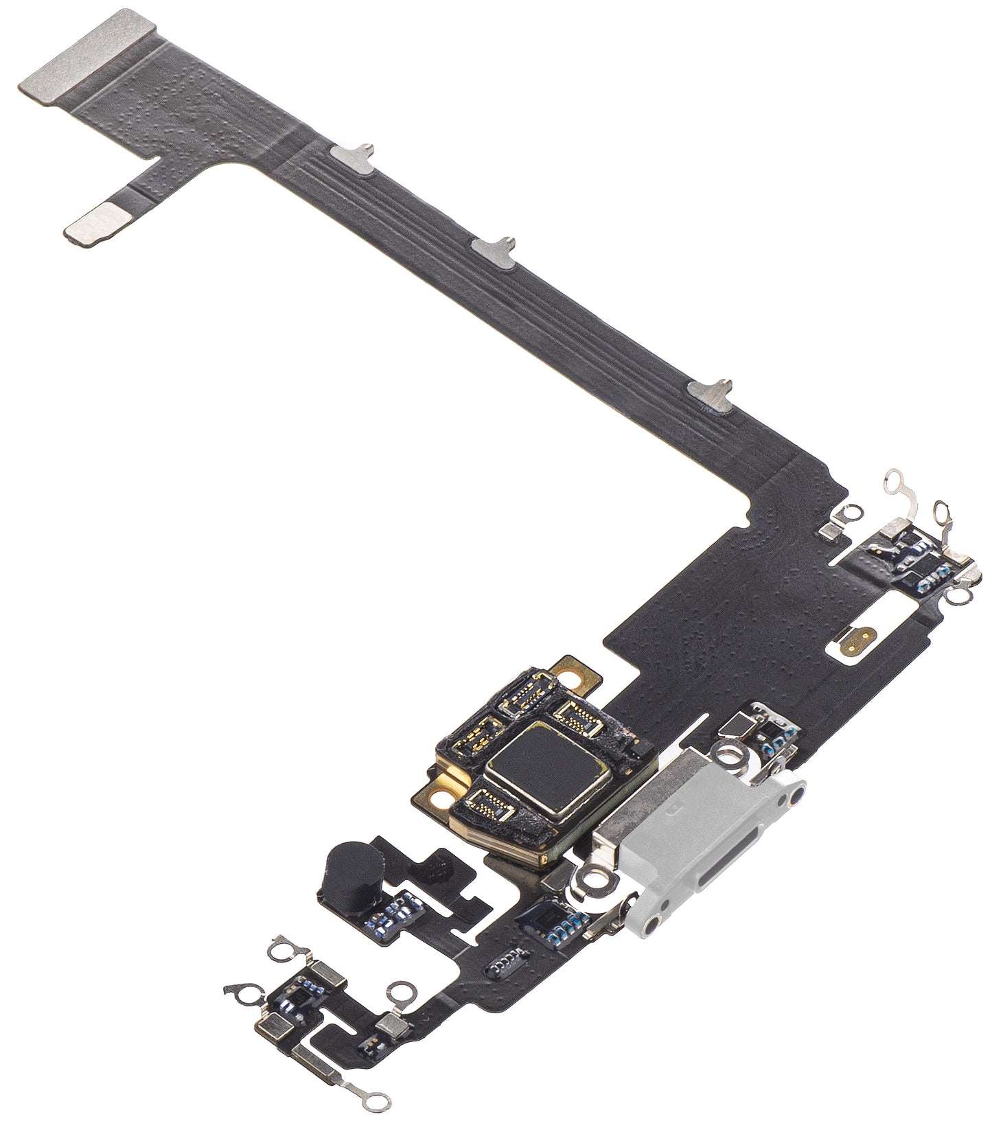 Bånd med opladnings-/datastik - Mikrofon Apple iPhone 11 Pro Max, Sølv