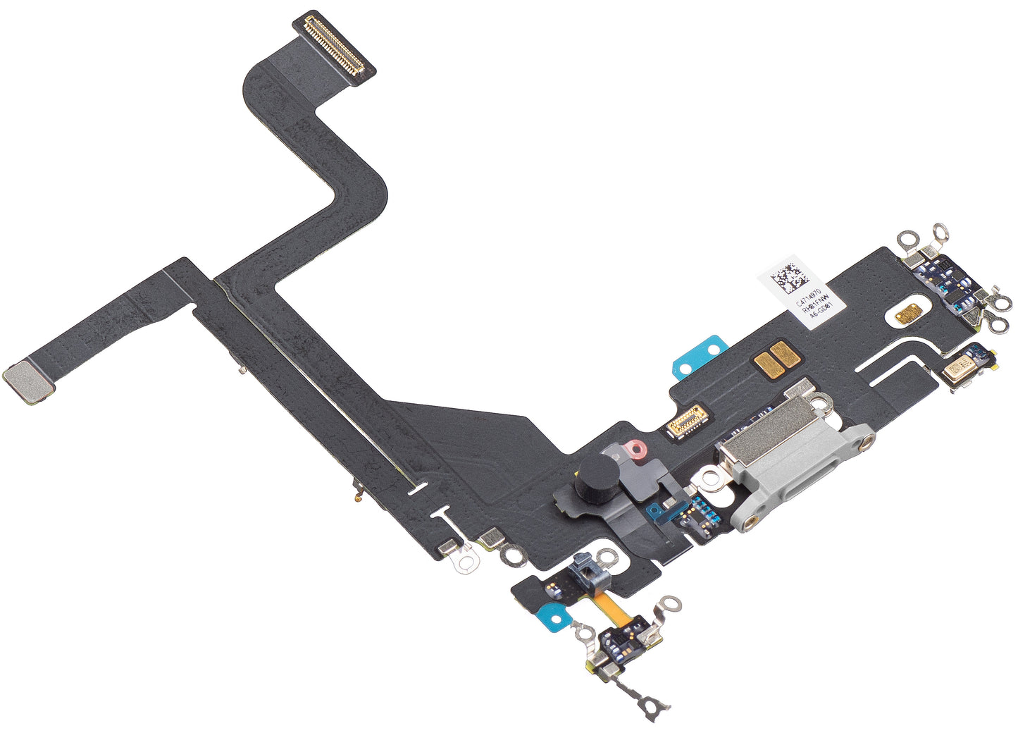 Hovedbøjle med opladningsstik - Apple iPhone 13 Pro-mikrofon, sølv