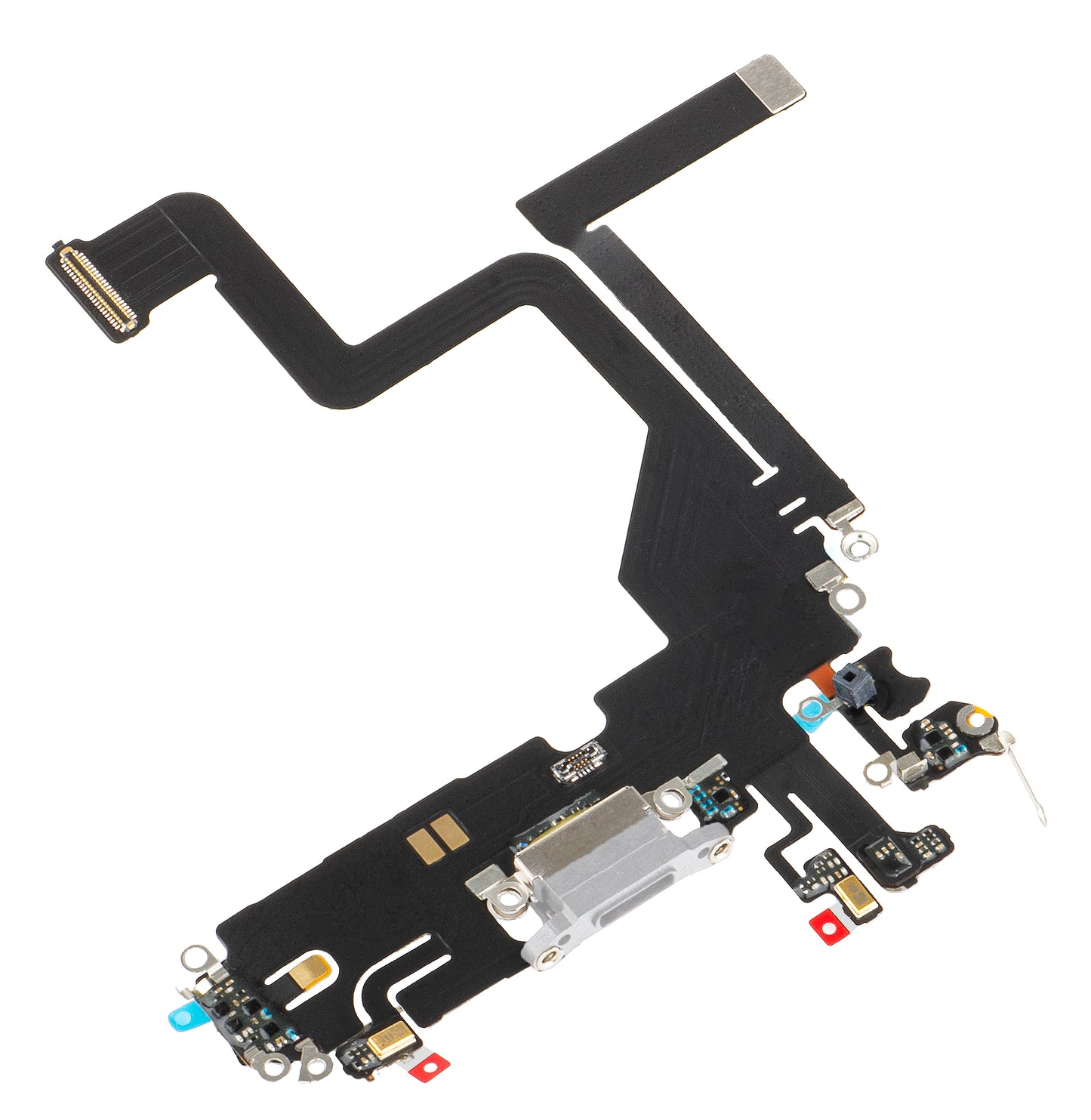 Hovedbøjle med opladningsstik - Apple iPhone 14 Pro-mikrofon, sølv