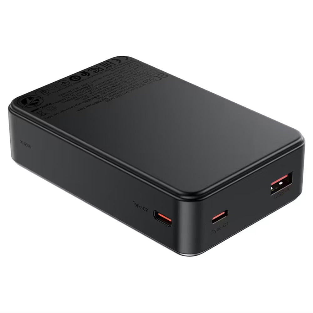 Ekstern batteri Acefast M29, 20000mAh, 22.5W, QC + PD, 1 x USB-A - 2 x USB-C, Sort