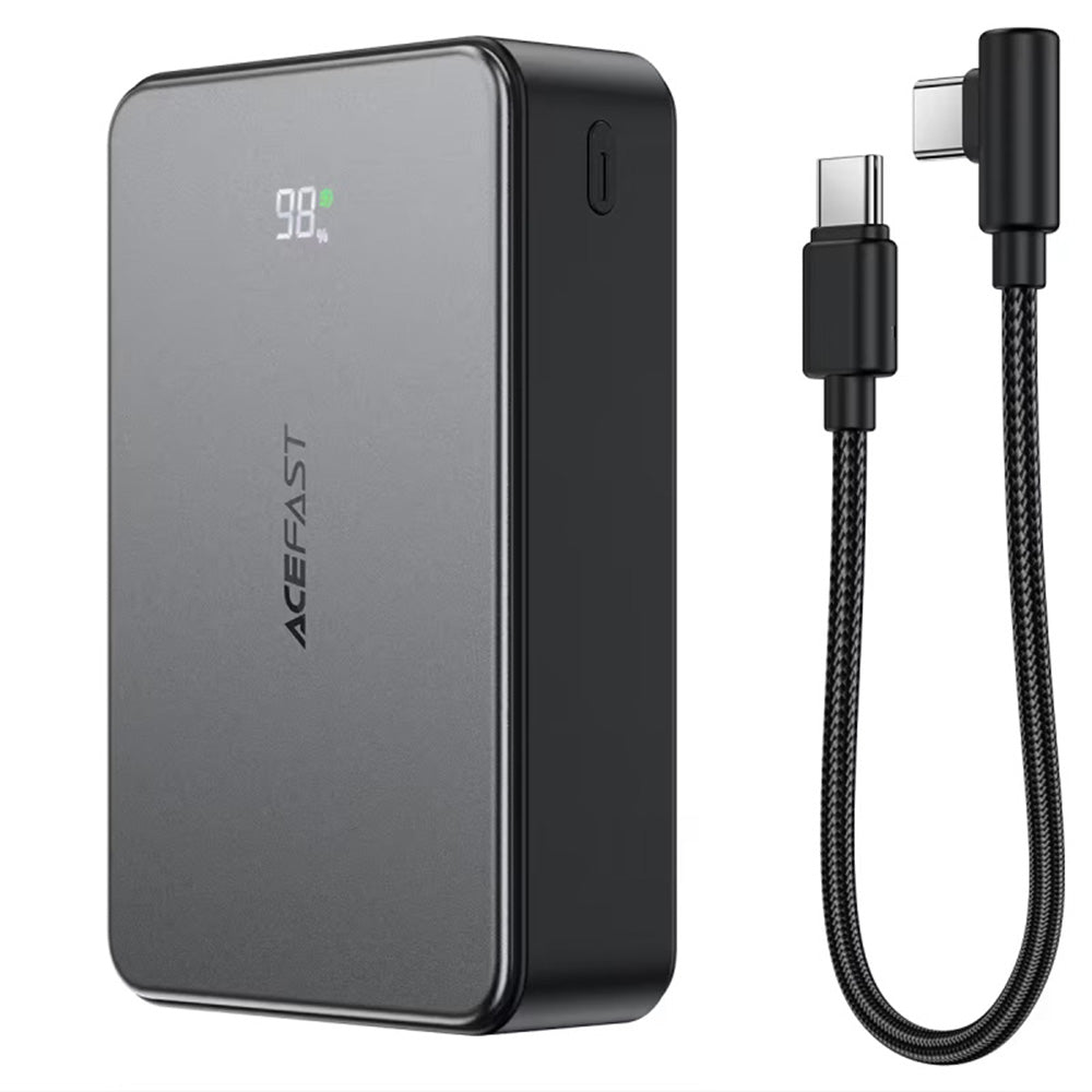 Ekstern batteri Acefast M29, 20000mAh, 22.5W, QC + PD, 1 x USB-A - 2 x USB-C, Sort