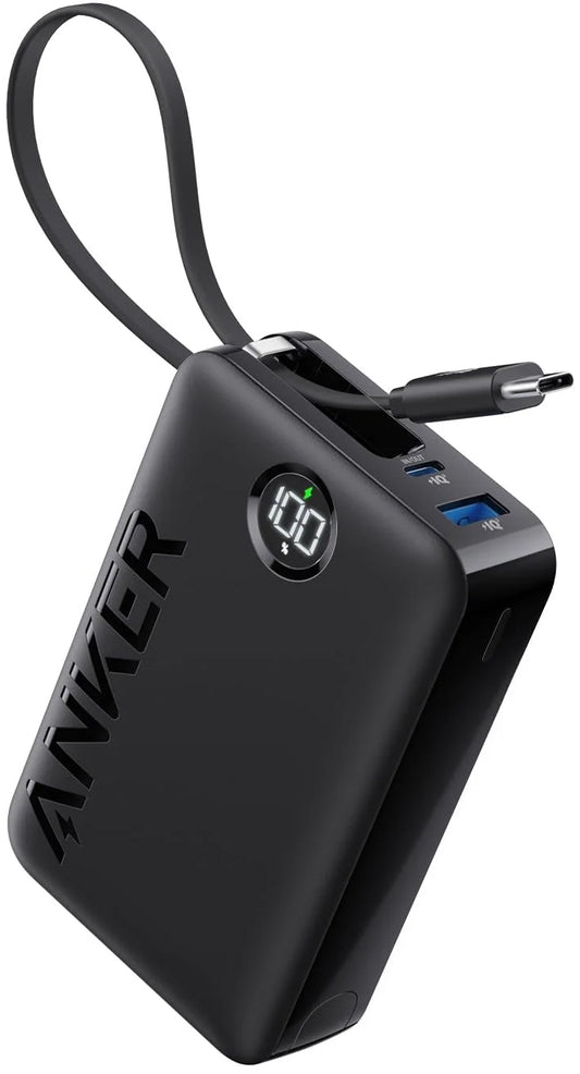 Anker PowerCore 335 External Battery, 20000mAh, 22.5W, QC + PD, 1 x USB-A - 2 x USB-C, Black A1647G11