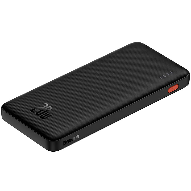 Ekstern batteri Baseus Airpow, 10000mAh, 20W, QC + PD, 1 x USB-A - 1 x USB-C, Sort PPQD090001