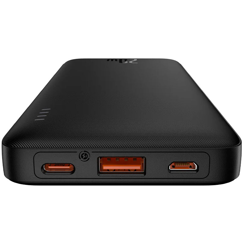 Ekstern batteri Baseus Airpow, 10000mAh, 20W, QC + PD, 1 x USB-A - 1 x USB-C, Sort PPQD090001