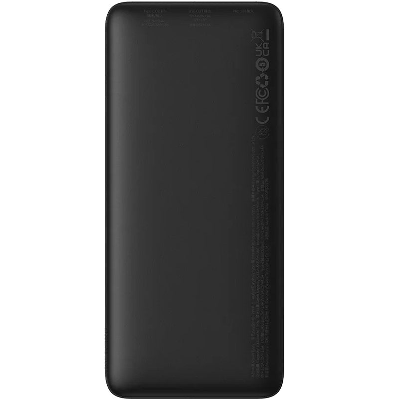 Ekstern batteri Baseus Airpow, 10000mAh, 20W, QC + PD, 1 x USB-A - 1 x USB-C, Sort PPQD090001