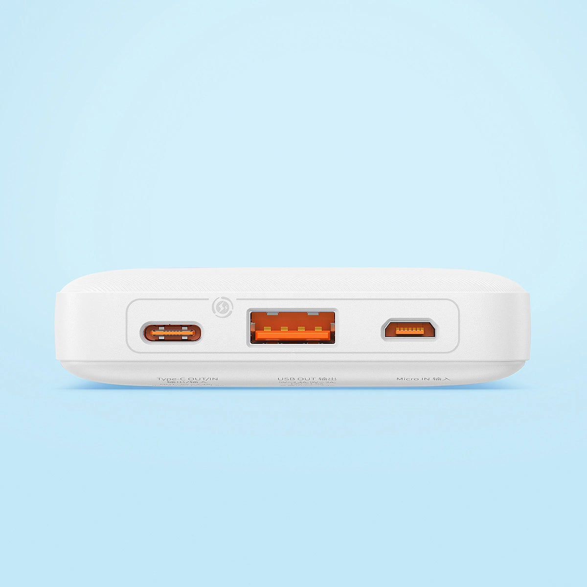 Ekstern batteri Baseus Airpow, 10000mAh, 20W, QC + PD, 1 x USB-A - 1 x USB-C, Hvid