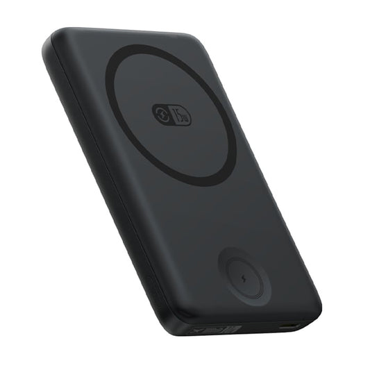 Ekstern batteri Baseus Bank EnerFill FT11, 10000mAh, 27W, PD + QI + FQI, 2 x QI - 1 x USB-C, Sort P1008210G123-00