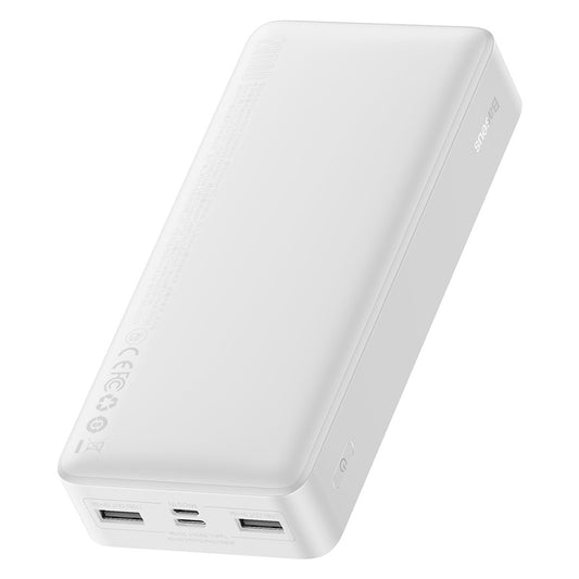 Ekstern Batteri Baseus Bipow, 20000mAh, 15W, 1 x USB-C - 2 x USB-A, Hvid PPBD050102