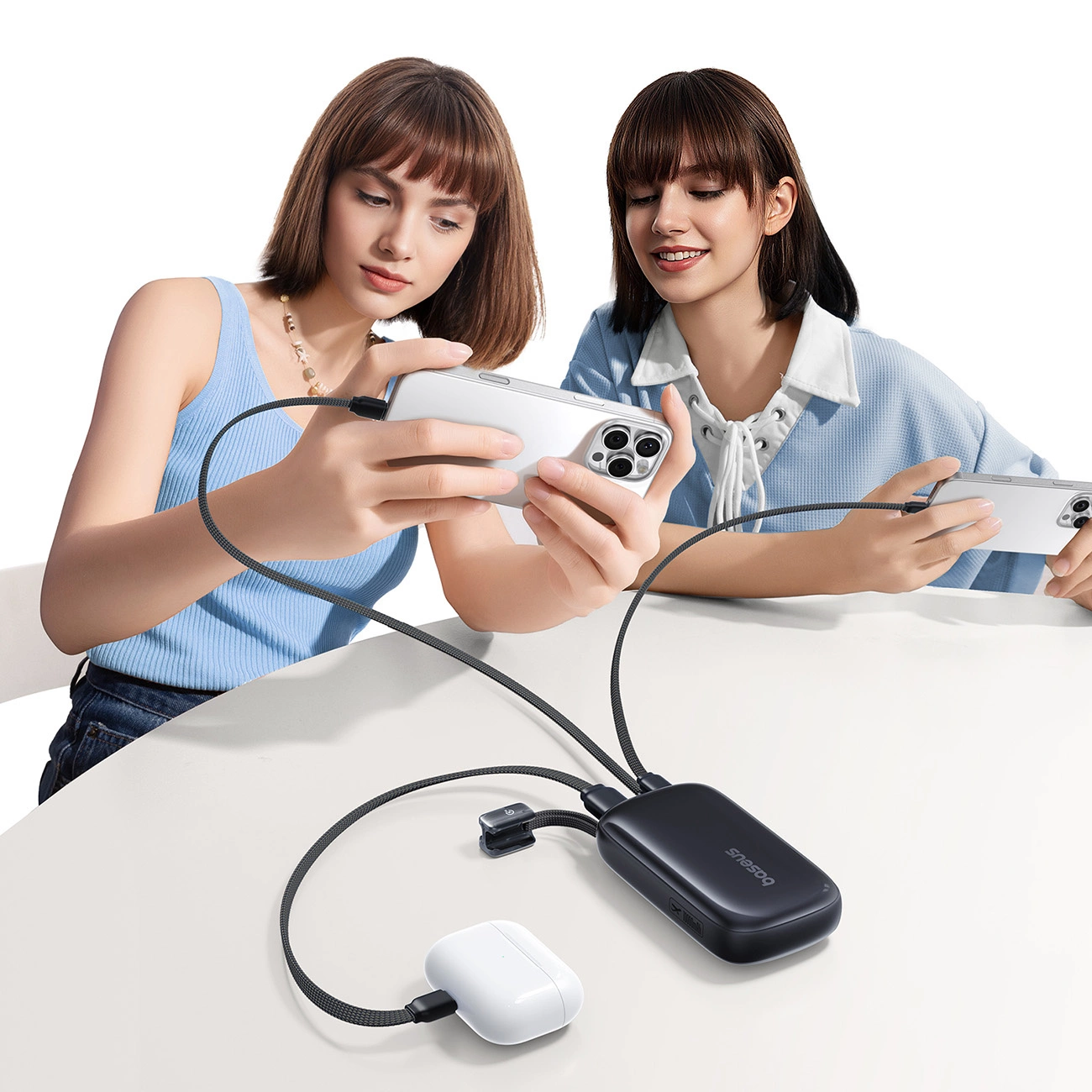 Ekstern batteri Baseus EnerFill FC21 QPow 3 Ultra, 10000mAh, 22.5W, QC + PD, 1 x USB-A - 1 x USB-C, Sort