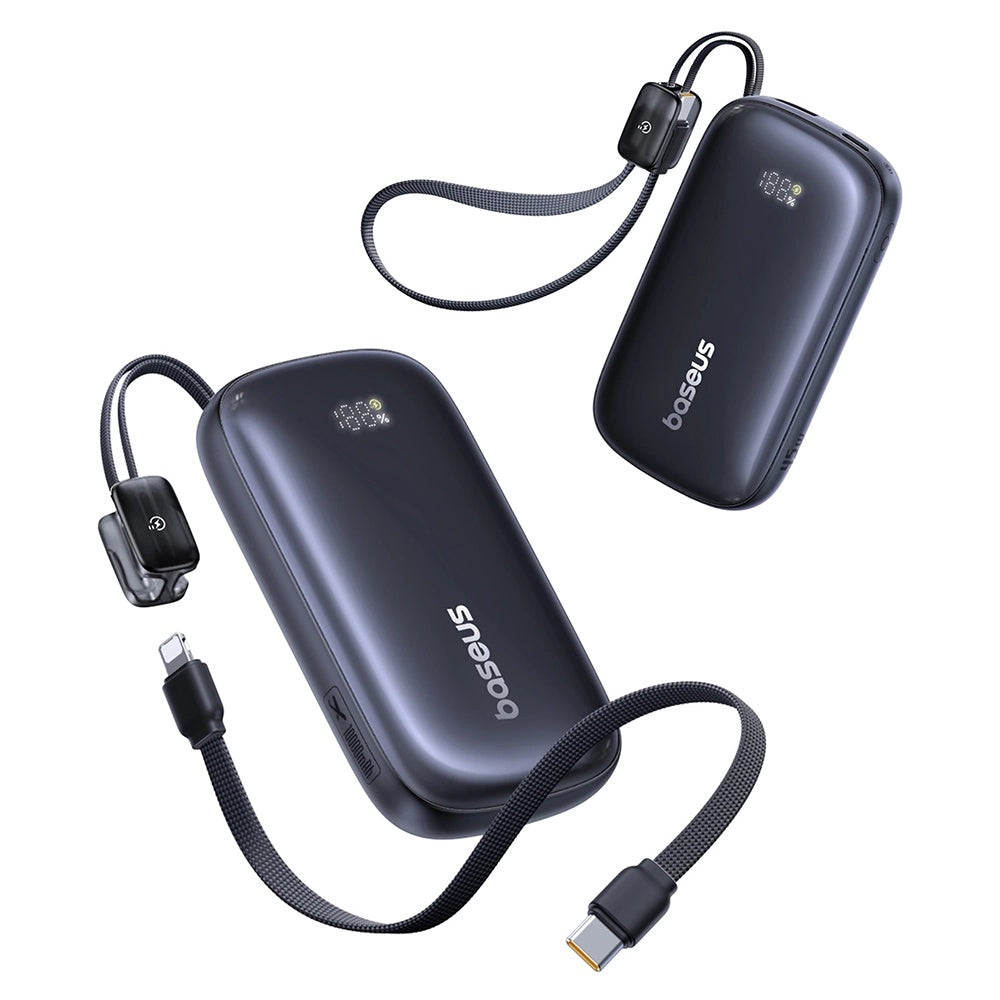 Ekstern batteri Baseus EnerFill FC21 Qpow 3 Ultra, 10000mAh, 45W, QC + PD, 1 x USB-A - 1 x USB-C, Sort E0027Q00