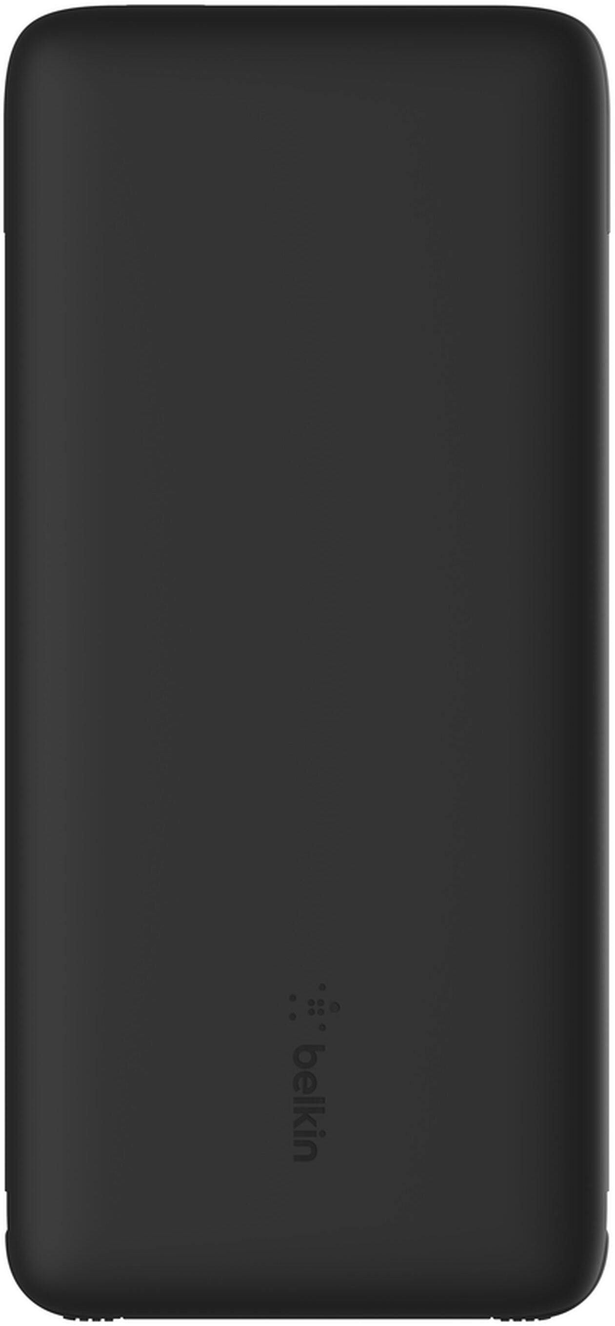 Belkin BoostCharge Plus Ekstern Batteri, 10000mAh, 23W, QC + PD, 1 x Lightning - 2 x USB-C, Sort BPB006btBLK