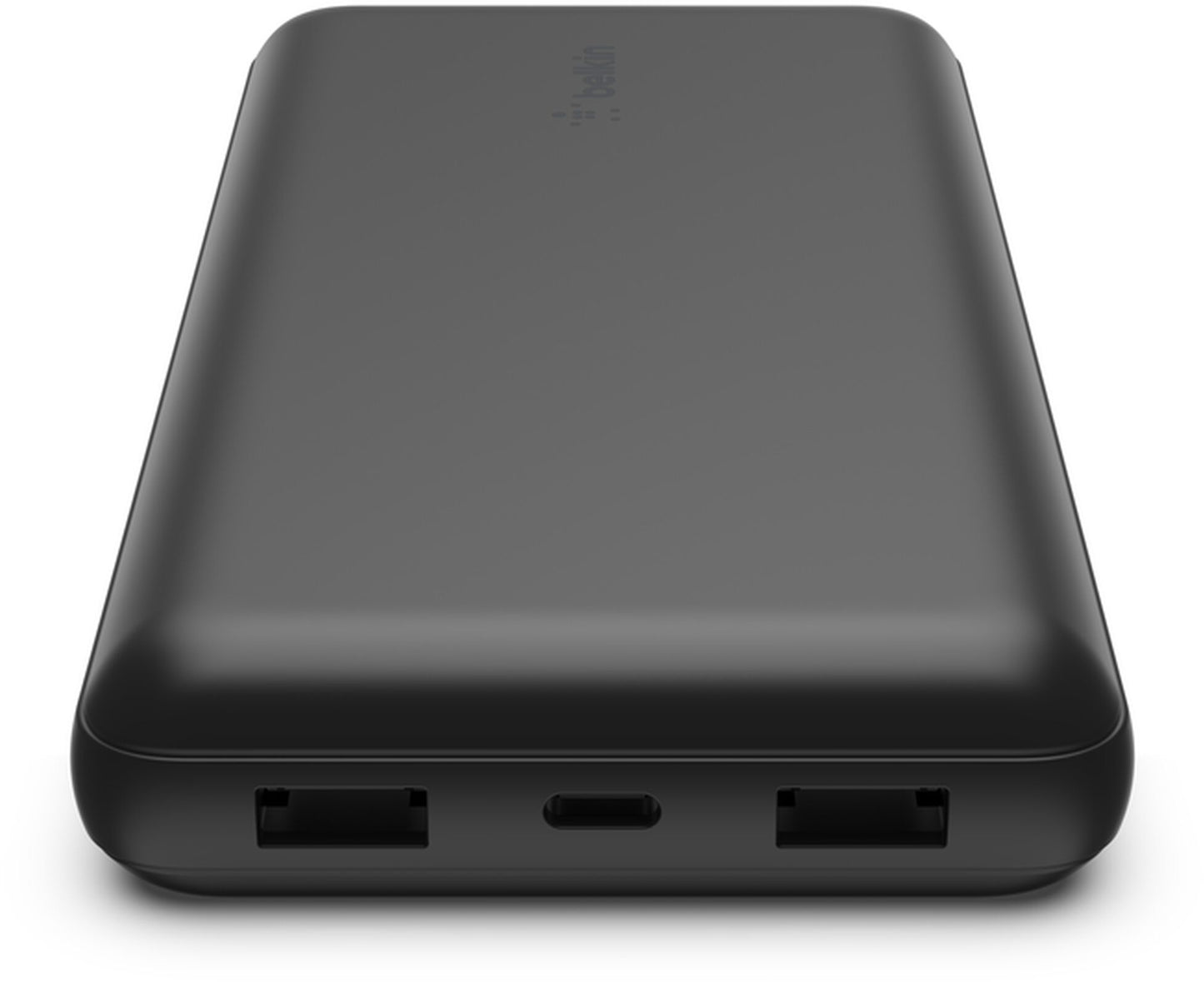Belkin BoostCharge Pro Ekstern Batteri, 20000mAh, 15W, 1 x USB-C - 2 x USB-A, Sort BPB012btBK