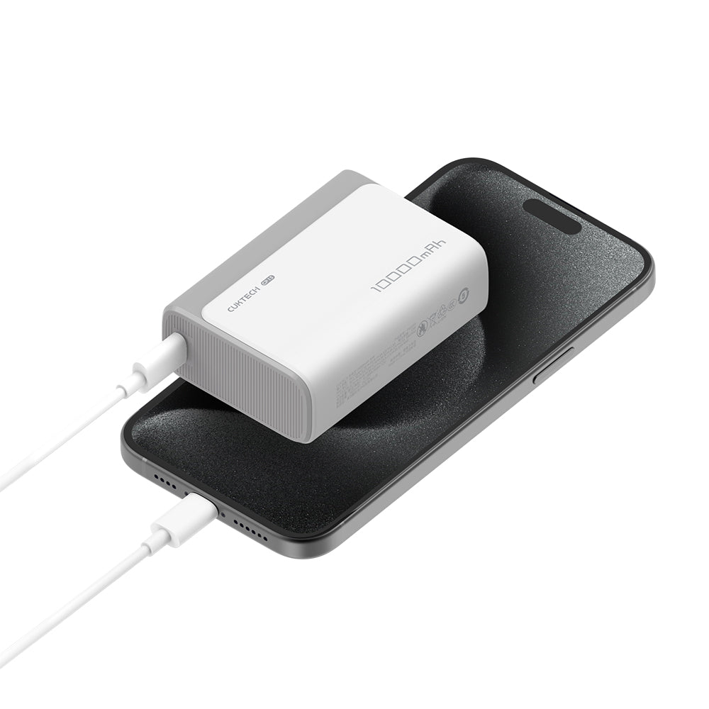 Ekstern Batteri Cuktech CP13, 10000mAh, 30W, QC + PD, 1 x USB-A - 1 x USB-C, Lyserød CUK0PB100DPK