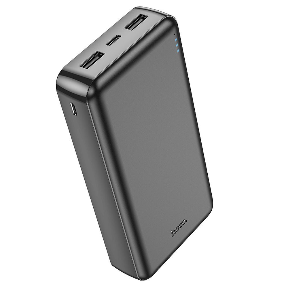Ekstern Batteri HOCO J100A, 20000mAh, 10W, 2 x USB-A, Sort