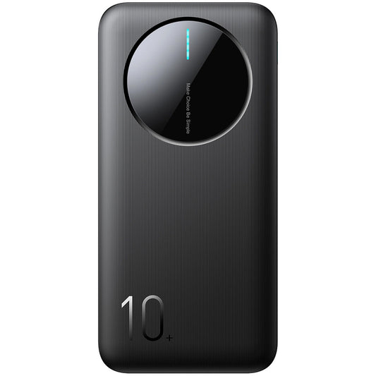 Joyroom Eksternt batteri JR-PBF12, 10000mAh, 12W, 1 x USB-C - 2 x USB-A, Sort