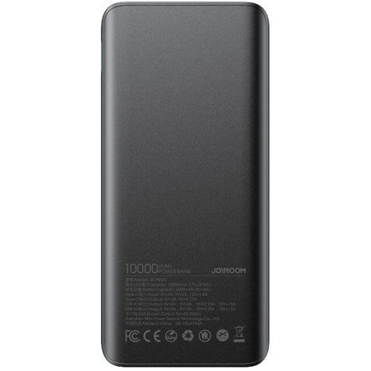 Ekstern batteri Joyroom JR-PBF20, 10000mAh, 25W, QC + PD, 1 x USB-C - 2 x USB-A, Sort