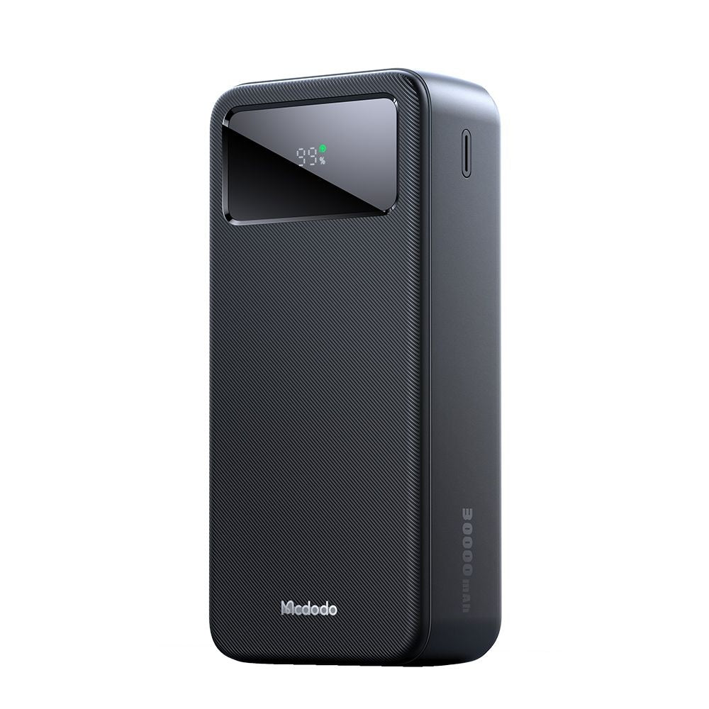 Ekstern Batteri McDodo MC-4240, 30000mAh, 22.5W, QC + PD, 2 x USB-A - 1 x USB-C, Sort