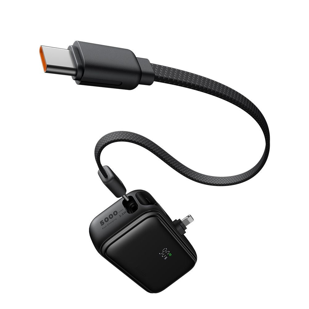Ekstern batteri McDodo MC-7800 Freekit, 5000mAh, 22.5W, PD, 1 x Lightning - 2 x USB-C, Sort