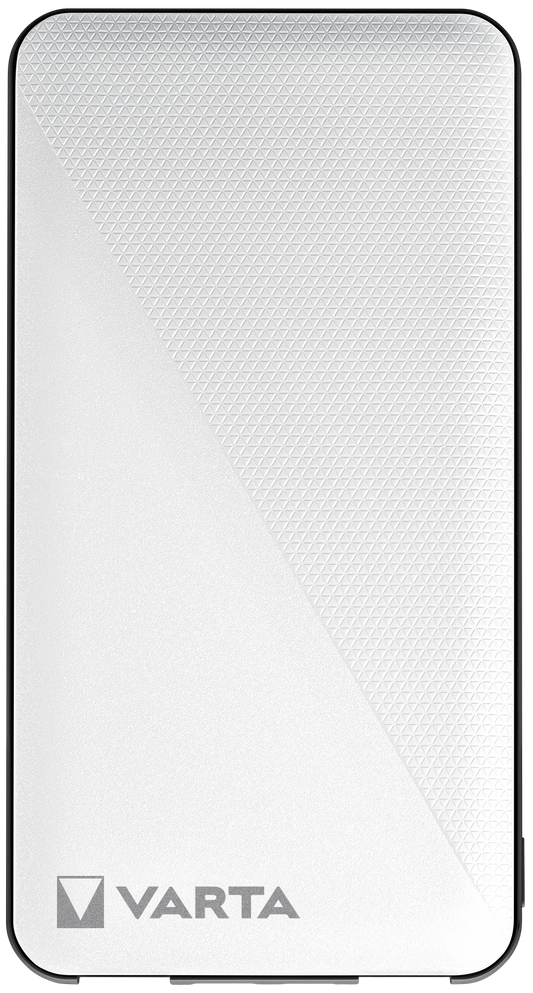 Varta Energy Eksternt batteri, 5000mAh, 15W, 2 x USB-A - 1 x USB-C, Hvid