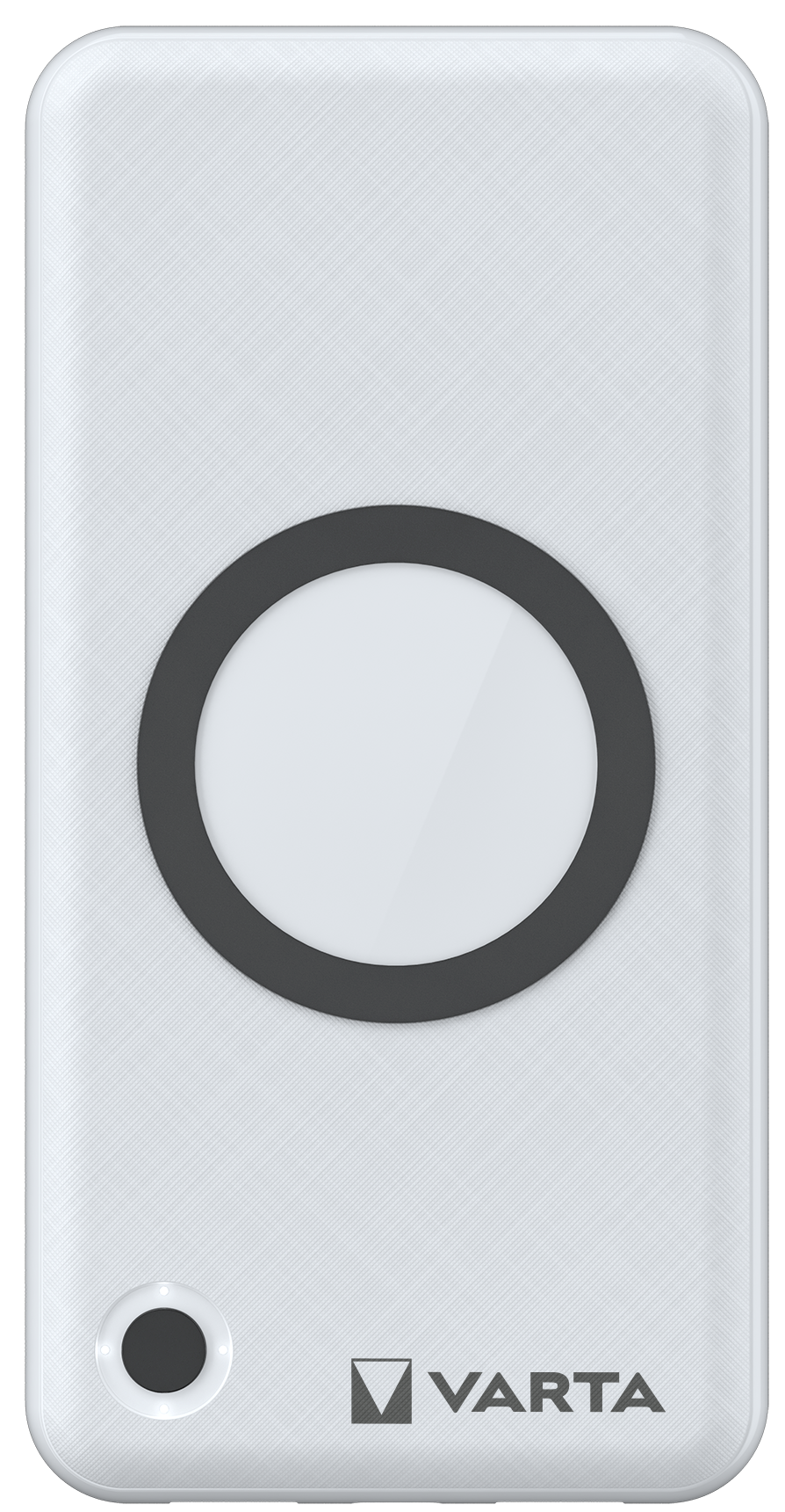 Varta Energy Eksternt trådløst batteri, 15000mAh, 18W, QC + PD + FQI, 1 x QI - 1 x USB-C - 2 x USB-A, Hvid