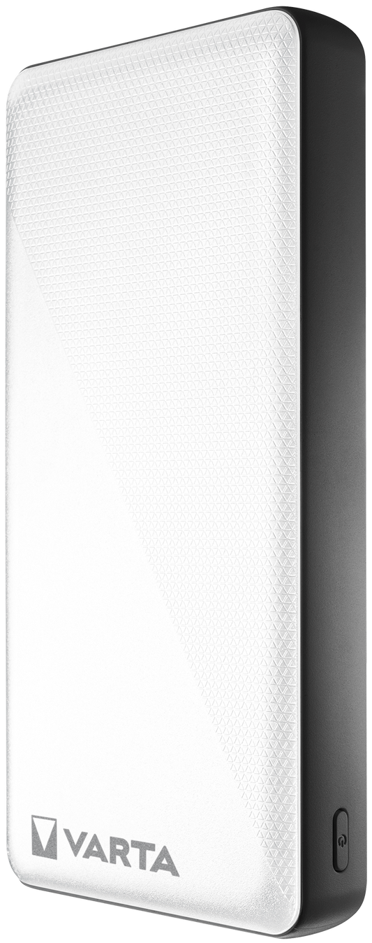 Varta Energy Eksternt batteri, 20000mAh, 15W, 2 x USB-A - 1 x USB-C, Hvid
