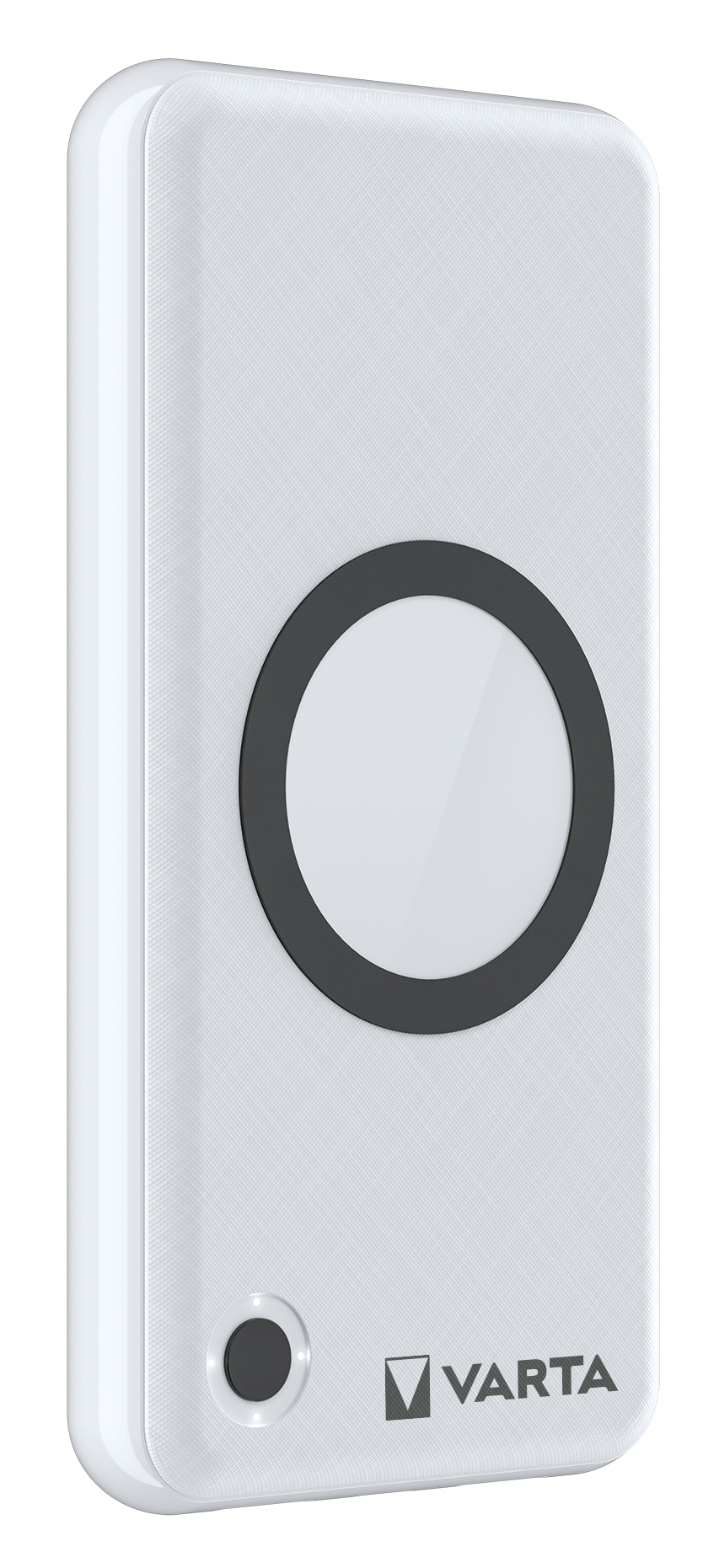 Varta Energy Eksternt trådløst batteri, 15000mAh, 18W, QC + PD + FQI, 1 x QI - 1 x USB-C - 2 x USB-A, Hvid