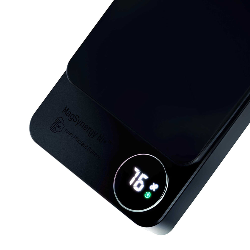 Ekstern trådløs batteri 3MK MagSynergy Ni+, 5000mAh, 22.5W, PD + FQI, 1 x QI - 1 x USB-C, Sort