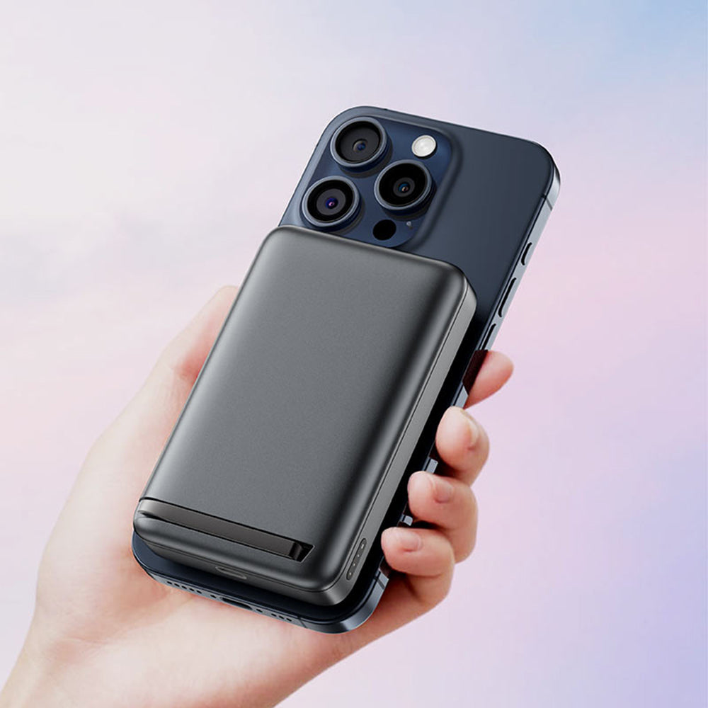 Trådløs Ekstern Batteri Acefast M11, 10000mAh, 30W, PD + FQI, 1 x QI - 1 x USB-C, Sort