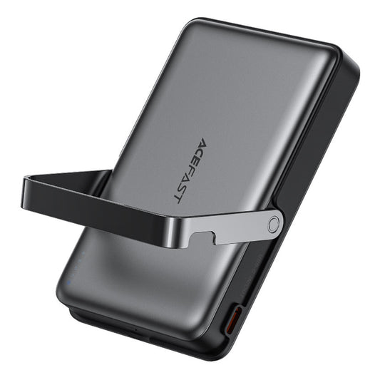 Trådløs Ekstern Batteri Acefast M17, 10000mAh, 22.5W, PD + FQI, 1 x QI - 1 x USB-C, Sort