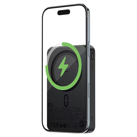 Ekstern trådløs batteri Acefast M31, 10000mAh, 22.5W, QC + PD + FQI, 1 x QI - 1 x USB-A - 2 x USB-C, Sort