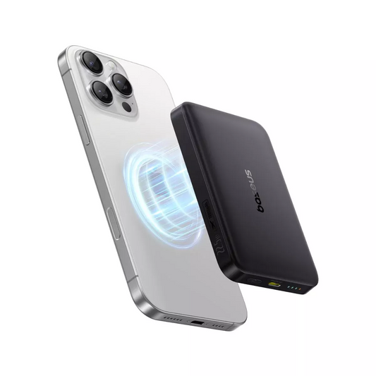 Ekstern trådløs batteri Baseus Enerfill FM12, 10000mAh, 22.5W, PD + FQI, 1 x QI - 1 x USB-C, Sort E0028500