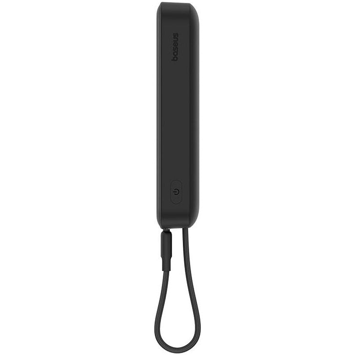 Ekstern trådløs batteri Baseus Magnetic Mini, 10000mAh, 20W, PD + FQI, 1 x Lightning - 1 x QI - 1 x USB-C, Sort P10022109113-00