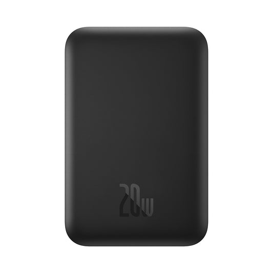 Ekstern trådløs batteri Baseus Mini Air, 6000mAh, 20W, PD + FQI, 1 x QI - 1 x USB-C, Sort P10059002113-00