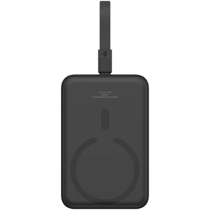 Ekstern trådløs batteri Baseus Magnetic Mini, 10000mAh, 20W, PD + FQI, 1 x Lightning - 1 x QI - 1 x USB-C, Sort P10022109113-00