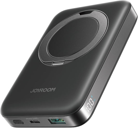 Ekstern Trådløs Batteri Joyroom JR-PBM12, 10000mAh, 22.5W, QC + PD + FQI, 1 x QI - 1 x USB-A - 1 x USB-C, Sort