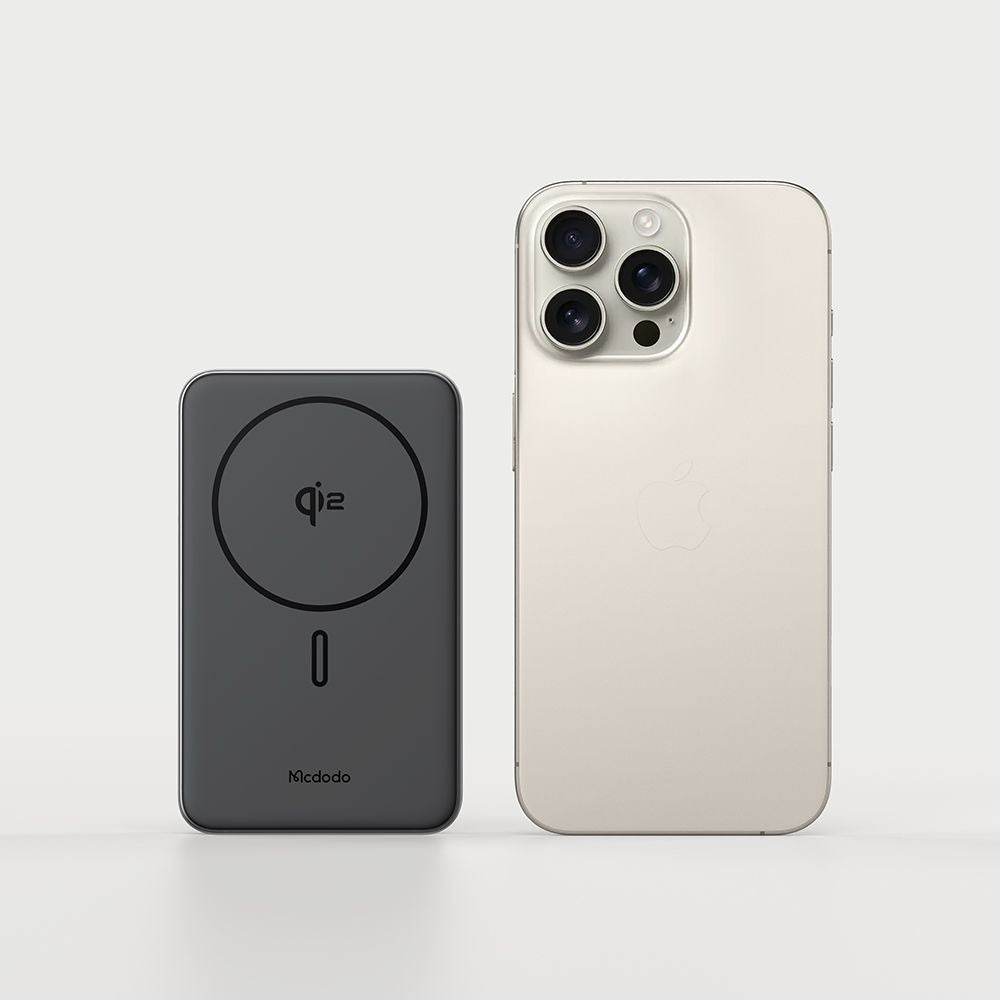 Ekstern trådløs batteri McDodo MC-6310 2in1, 10000mAh, 20W, PD + FQI, 1 x USB-C, Sort