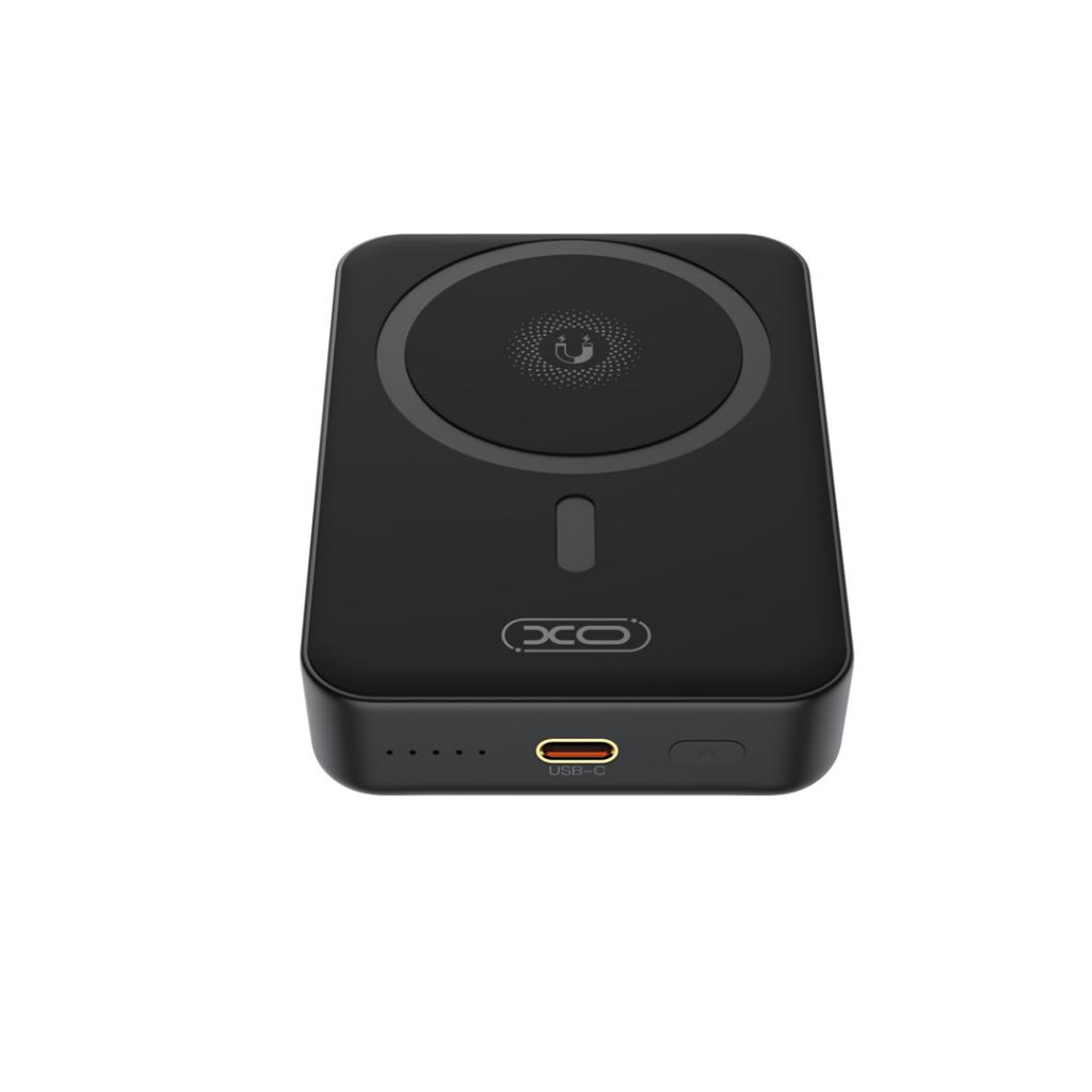 Ekstern trådløs batteri XO Design PR231, 10000mAh, 20W, PD + FQI, 1 x QI - 1 x USB-C, Sort