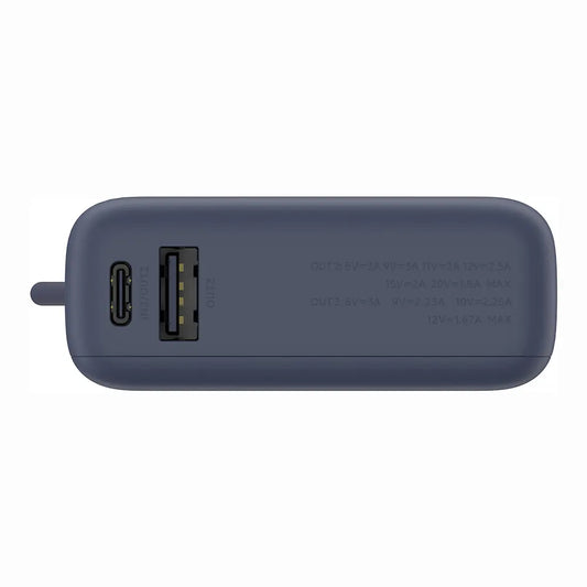 Ekstern Batteri Xiaomi PB1033MI, 10000mAh, 33W, QC + PD, 1 x USB-A - 2 x USB-C, Marineblå BHR9341GL