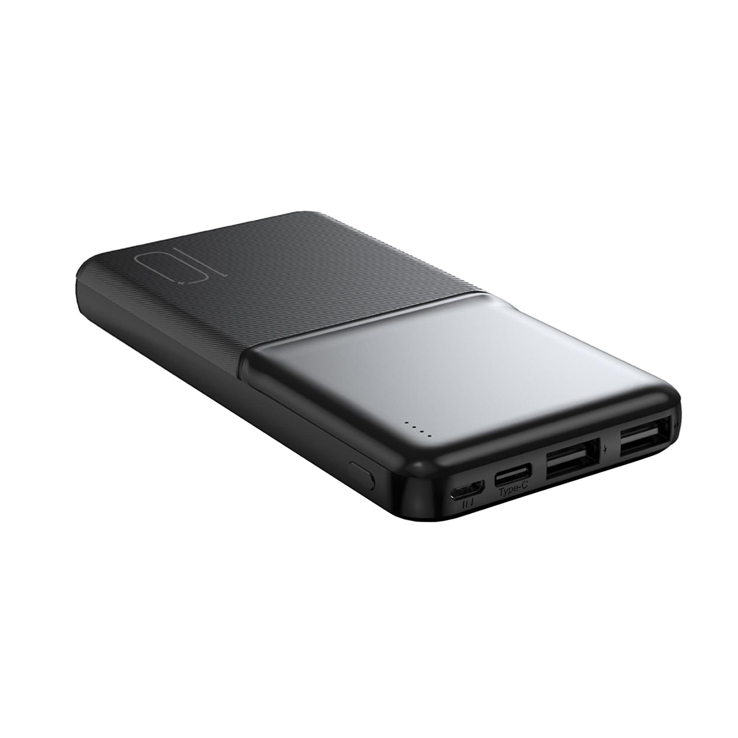 Eksternt batteri XO Design PR251, 10000mAh, 10W, 2 x USB-A, Sort