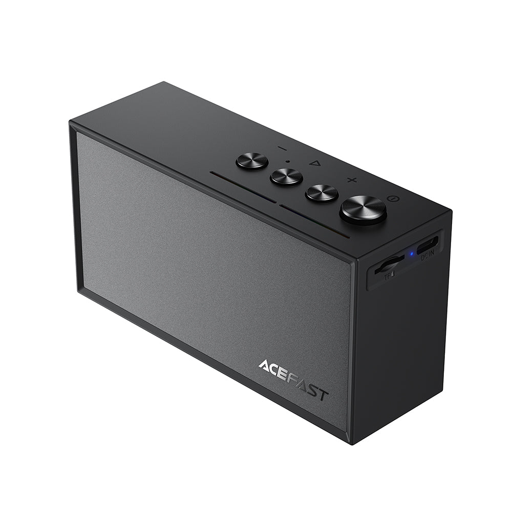Bluetooth-højttaler Acefast K9 Go, 7W, TWS, RGB, Vandtæt, Sort
