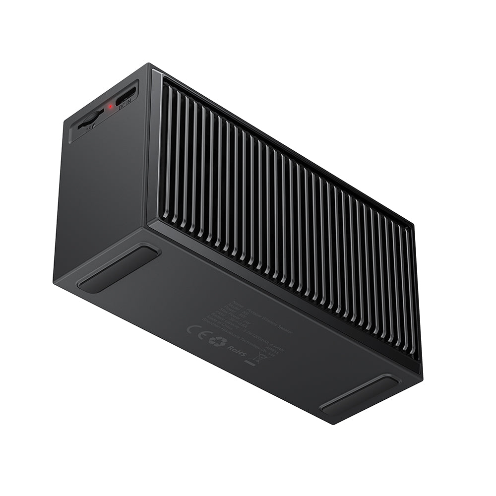Bluetooth-højttaler Acefast K9 Go, 7W, TWS, RGB, Vandtæt, Sort