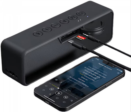 Bluetooth-højttaler BlitzWolf BW-WA4, 30W, TWS, vandtæt, sort