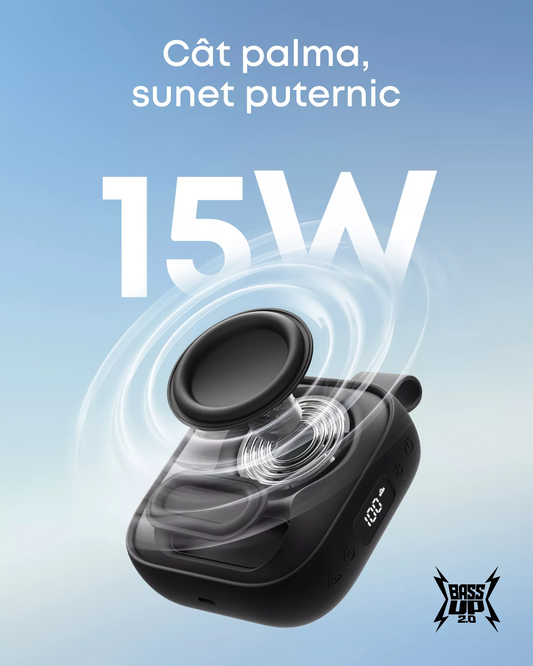 Bærbar Bluetooth-højttaler Anker SoundCore Boom Go 3i, 15W, TWS, RGB, Vandtæt, Sort D5103010
