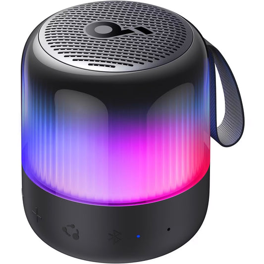 Portable Bluetooth Speaker Anker SoundCore Glow Mini, 8W, RGB, Waterproof, Black A3136G11