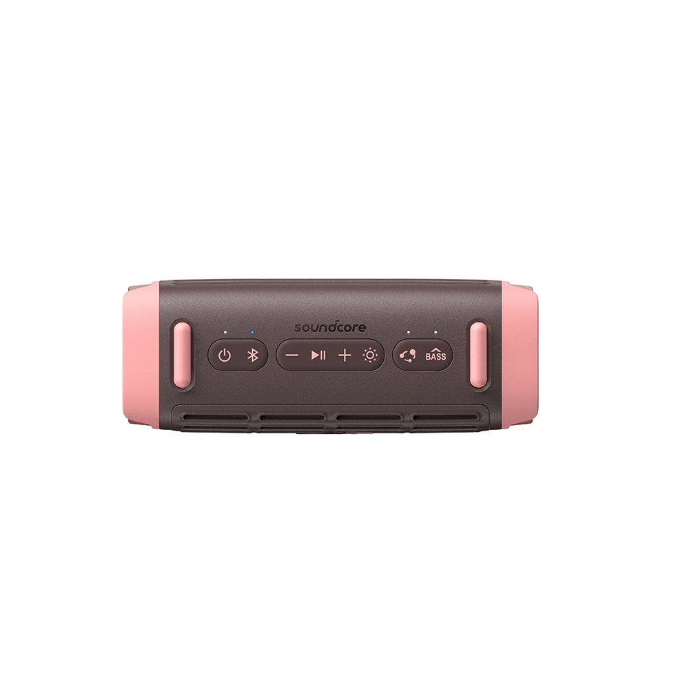 Bærbar Bluetooth-højttaler Anker SoundCore Boom 3i, 50W, RGB, Vandtæt, Brun Lyserød D5100080
